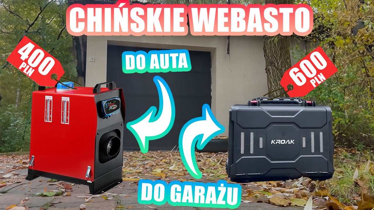 Zakładam Chińskie Webasto 8kW w Garażu - Kroak TB1 - Czy lepszy od Mudiro?