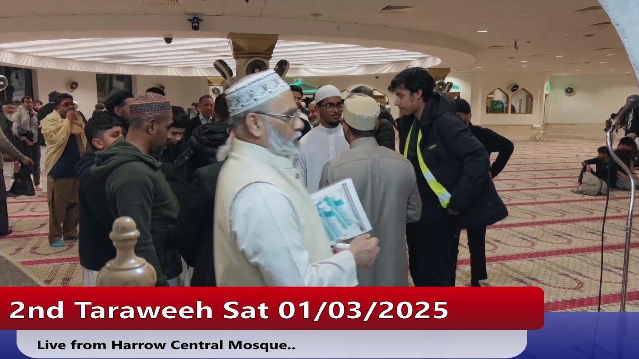 Live from Harrow Central Mosque London