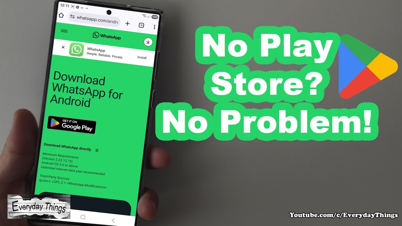 Как загрузить и установить WhatsApp APK (без Play Store)