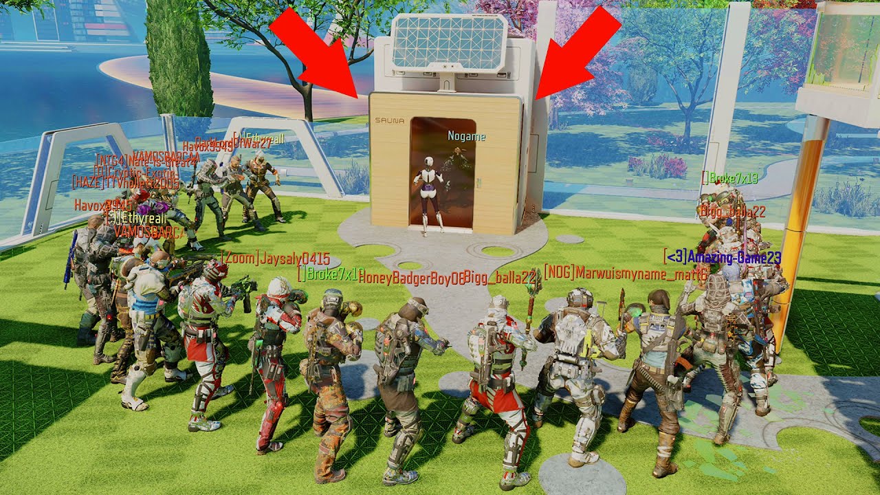 I WAS HIDING IN A SAUNA FROM ALL 17 OF THEM ON NUKETOWN!?!? 