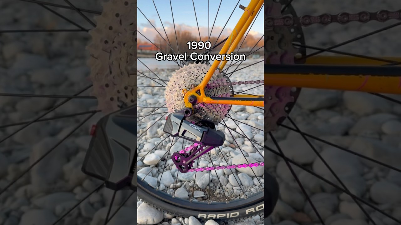 1990 Gravel Conversion ft WheelTop #ridewithwheeltop #gravelbike #wheeltop