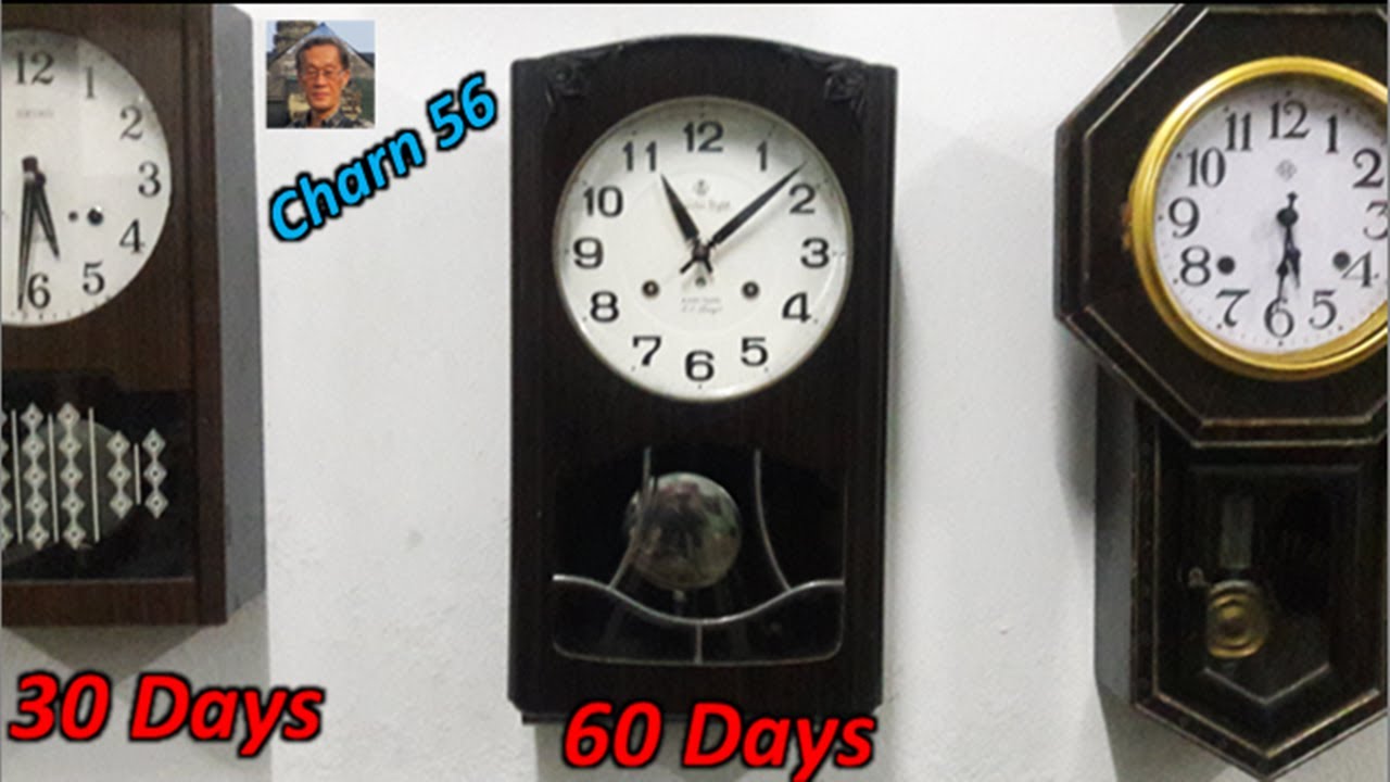 นาฬิกาโบราณไขลานรุ่น60วันCharn56
