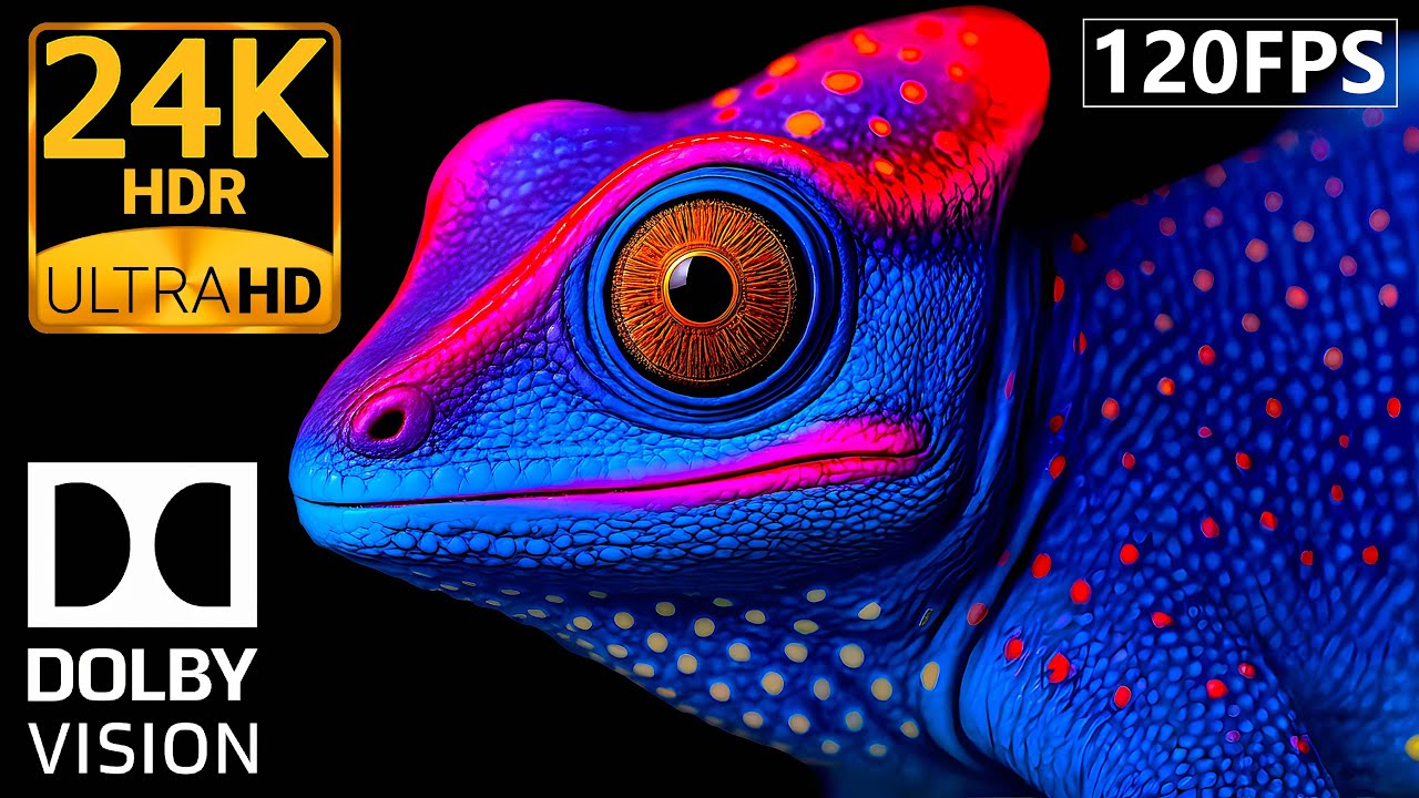 Animals in TRUE 24K HDR 120FPS (Dolby Vision)