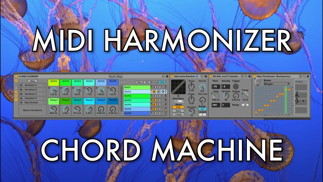 Rumkraft TV - Building a MIDI Harmonizer w. Ableton Certified Trainer Ras Kjærbo