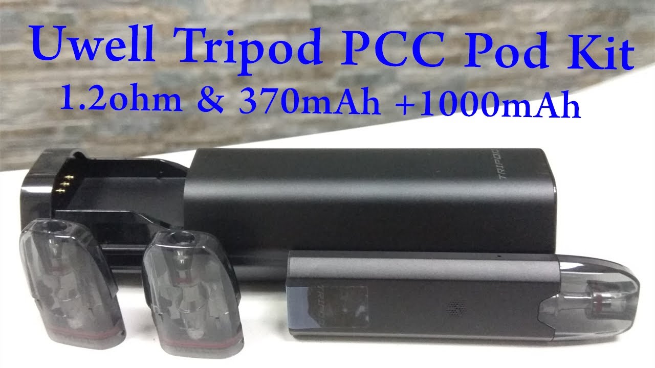 Cloumix - Uwell Tripod PCC Pod Kit with Three 1.2ohm Refillable Pod