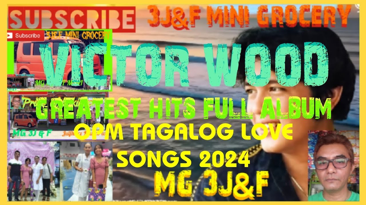 Ep.490 VICTOR WOOD GREATEST HITS FULL ALBUM OPM TAGALOG LOVE SONGS 2024