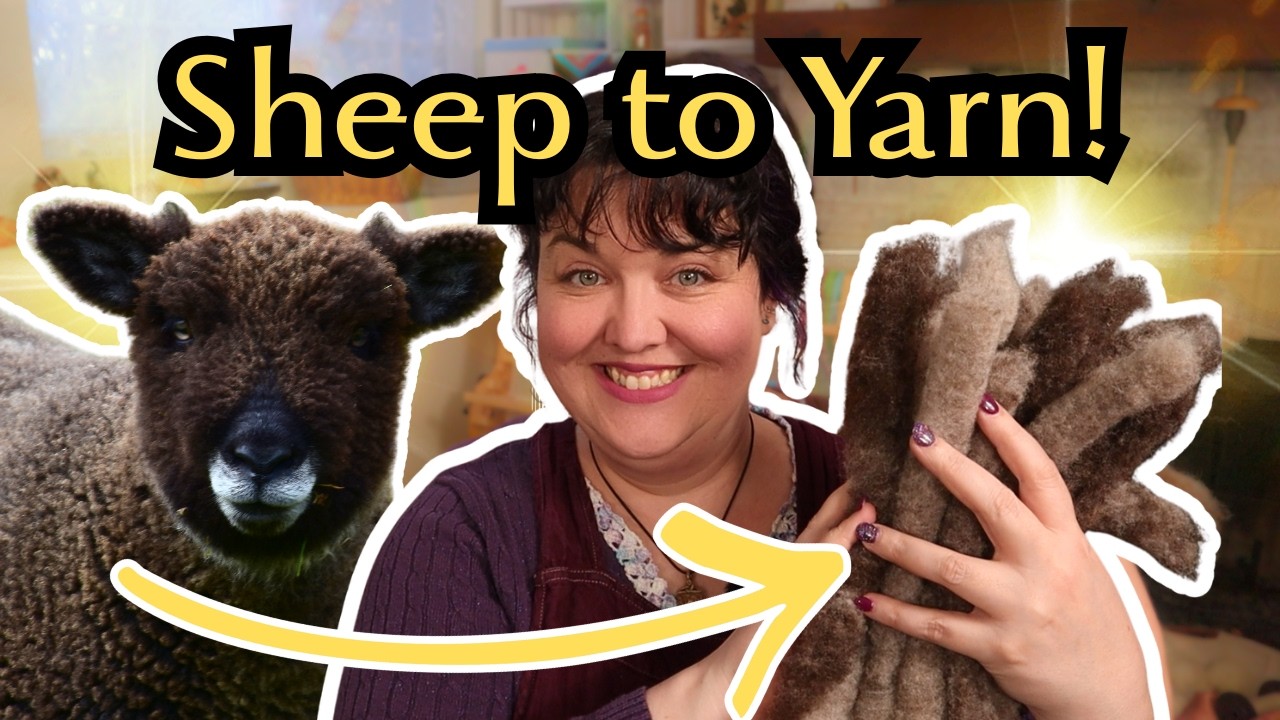 Пряжа, полученная из овец одной из старейших пород в Великобритании! 🐑🧶