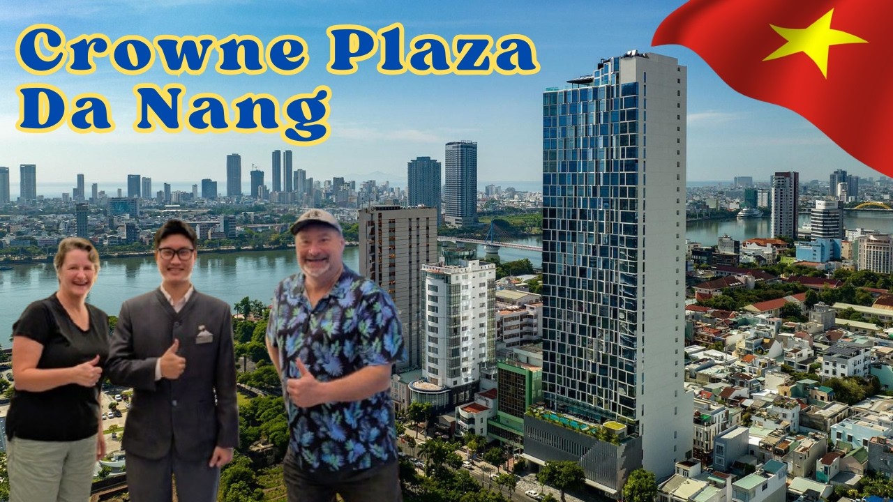 IHG Crowne Plaza Danang City Vietnam 🇻🇳 | 5 Star Riverfront Hotel | 4K Full HD Review! AMAZING!
