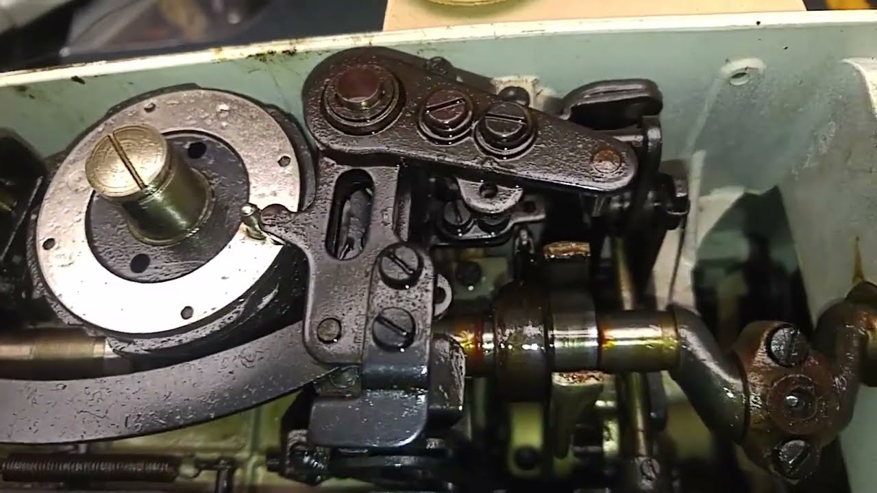Rescue - Sears Kenmore 158 18130 Special Stitches Reverse Lever Mechanical Train Overview w/ Detail