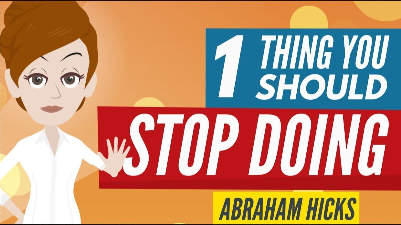 Abraham Hicks - Your Life Will Transform, Simply Stop Doing This Thing | Animated Hicks Morning 2022