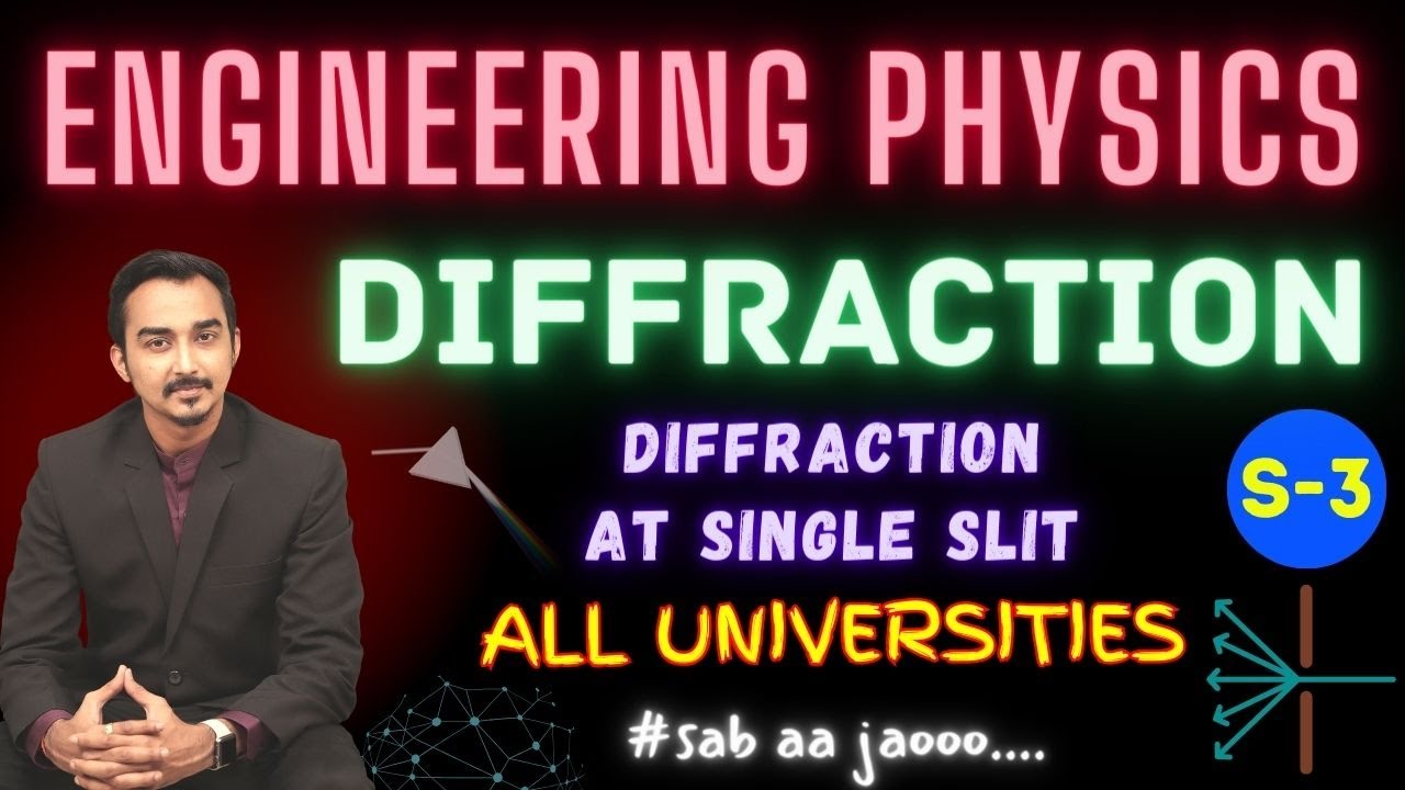 DIFFRACTION OF LIGHT | ENGINEERING PHYSICS | S-3 | ENGINEERING FIRST YEAR | FADU ENGINEER