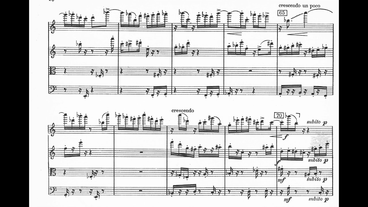 Ruth Crawford Seeger - String Quartet (1931) [Score-Video]