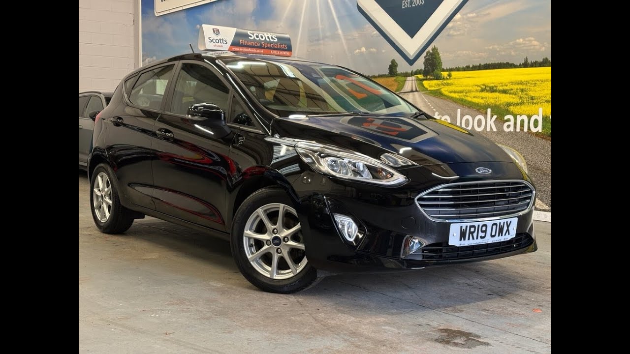 FORD FIESTA 1.0T EcoBoost GPF Zetec Hatchback 5 door Petrol Manual in Black