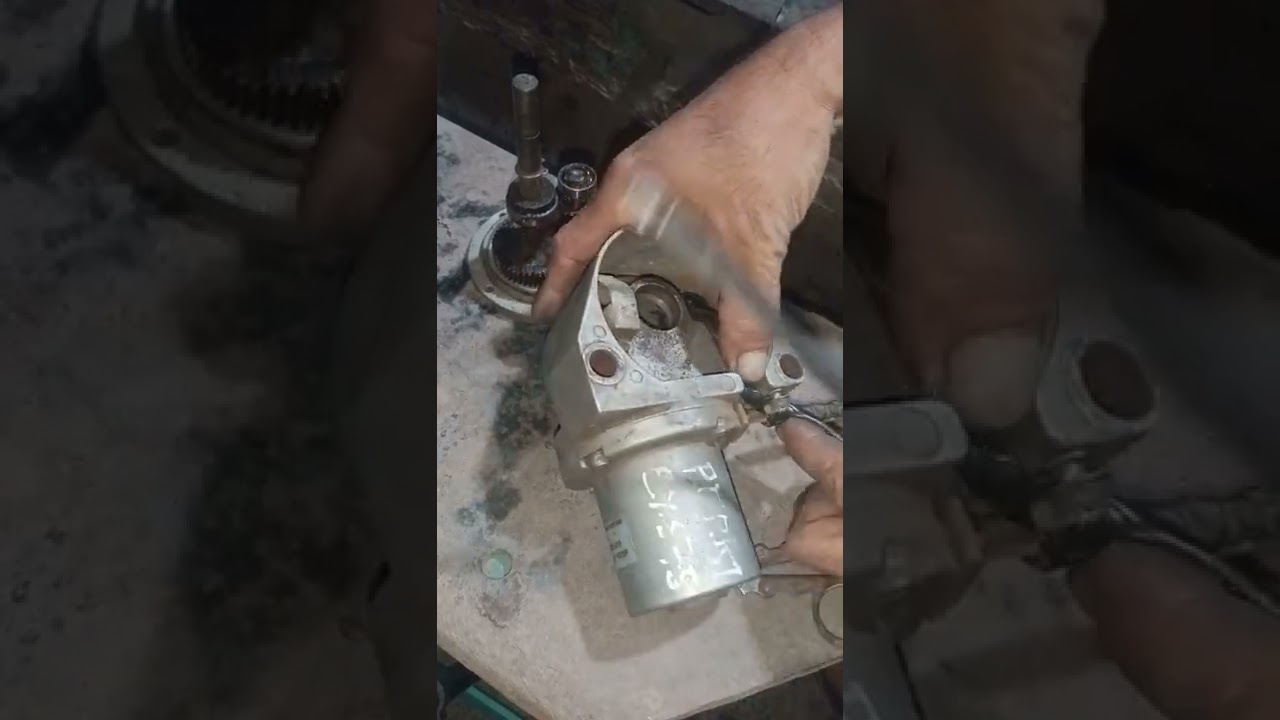 cara bongkar dan pasang potensio motor gas Hitachi 