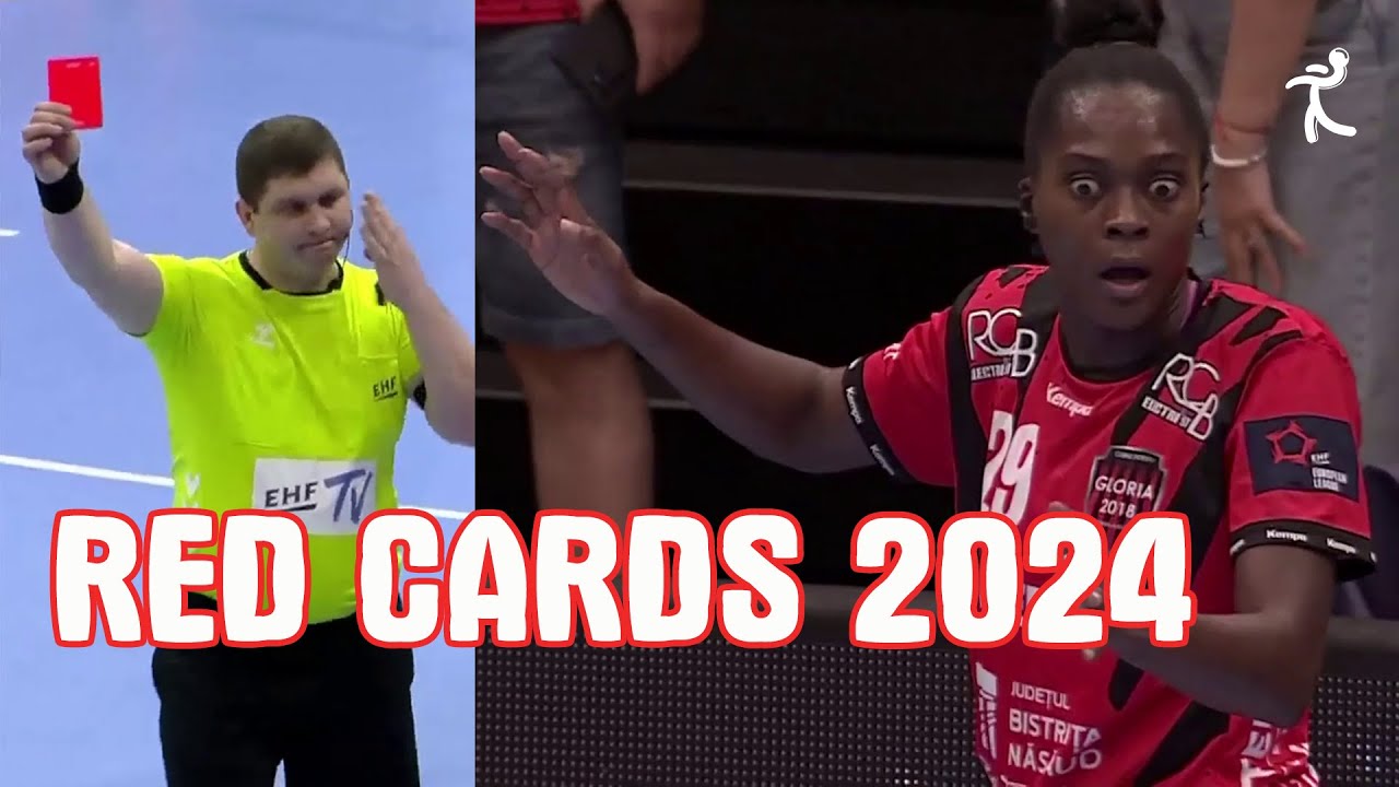 Craziest Red Cards in Women's Handball 2024