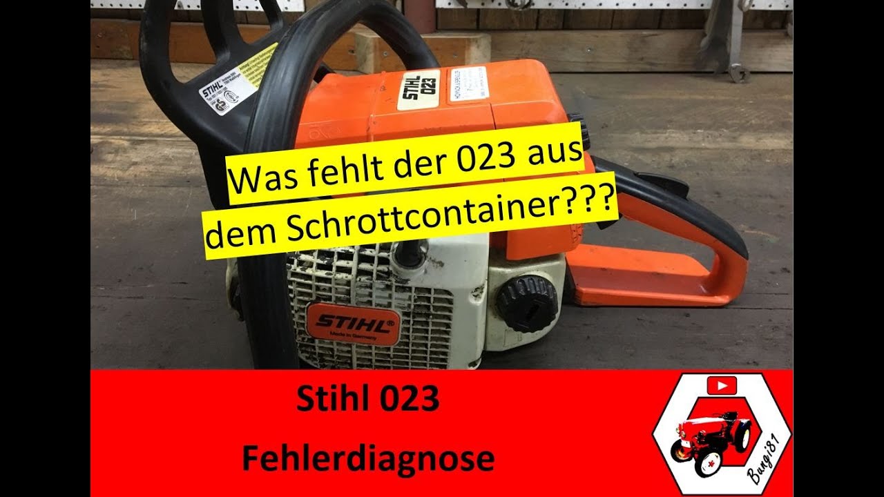 Motorsäge aus dem Schrott | Stihl 023 | Fehlerdiagnose ohne Spezialwerkzeug