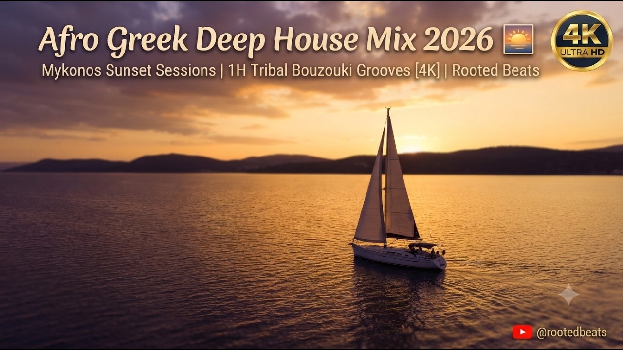 Afro Deep House Mix 2026 🌅 Mykonos Sunset Sessions | 1H Tribal Bouzouki Grooves [4K] | Rooted Beats