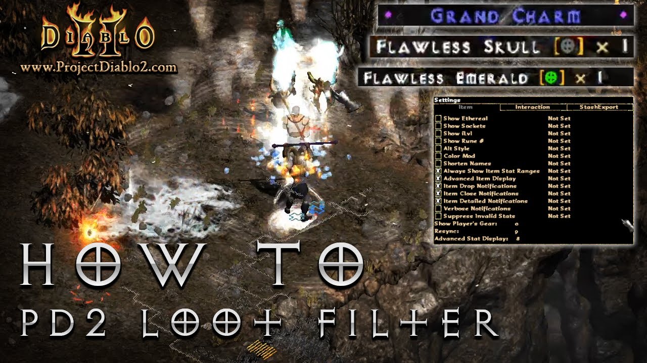 Как настроить фильтр добычи в Project Diablo 2 — мини-руководство по Diablo 2 2020
