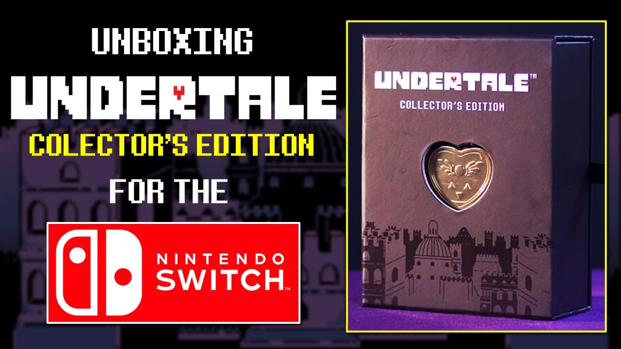 Undertale Nintendo Switch Collectors Edition - Unboxing