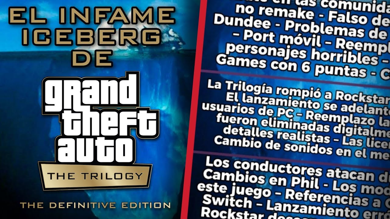 El ICEBERG de GTA TRILOGY - DEFINITIVE EDITION (Explicado) | Sebastián Cage