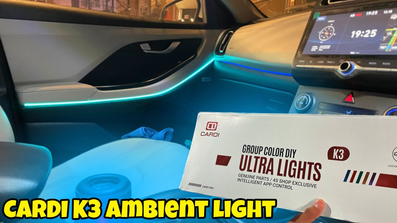 CARDI K3 Ambient Light in Hyundai Creta, cardi k3 ambient light installation, cardi k3 ambient light
