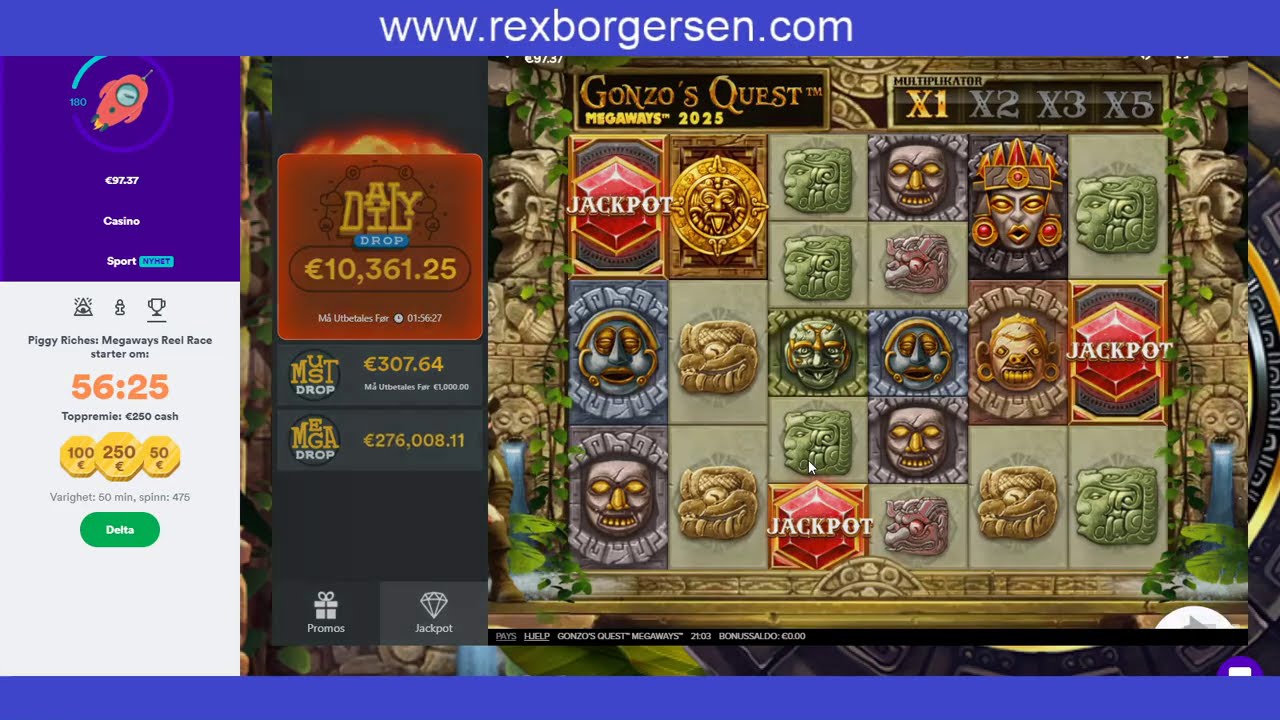 Gonzo Quest - Mega Ways - OMG