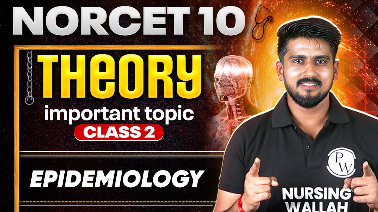 NORCET 10 Theory Classes | Epidemiology | AIIMS NORCET Preparation #norcet10 #norcetmcq