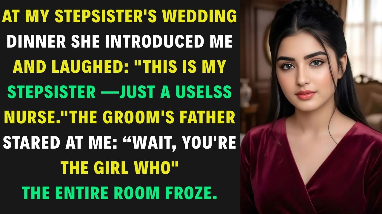 My Stepsister Called Me “Just a Nurse” at Her Wedding — Then the Groom’s Father Recognized Me