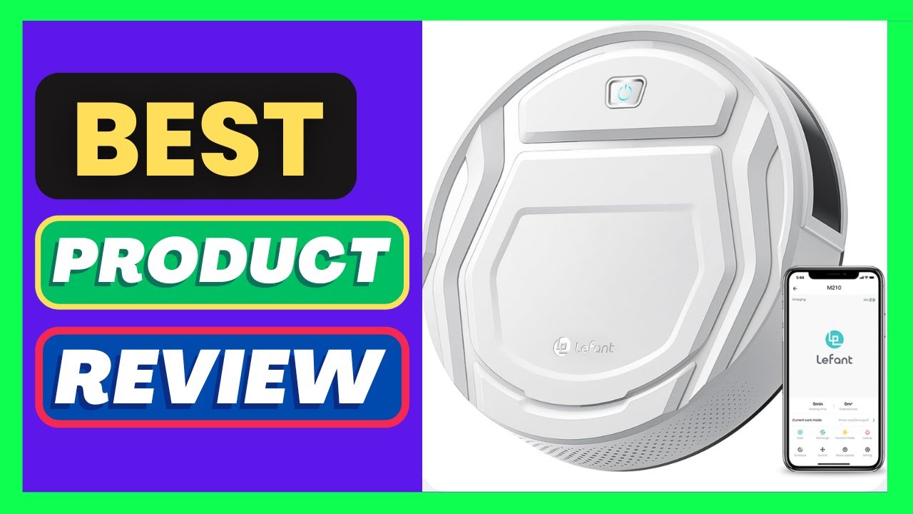 Lefant Robot Vacuum Cleaner, Strong Suction, 120 Mins Runtime, Slim,