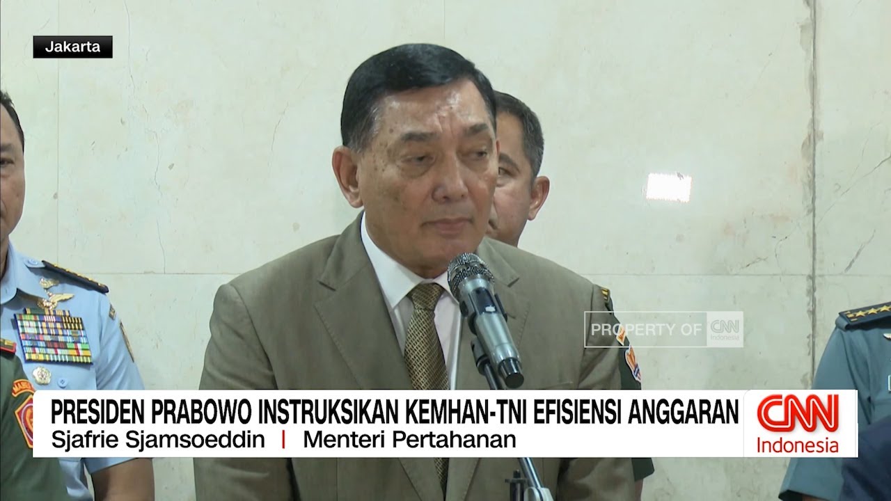 Presiden Prabowo Instruksikan Kemhan&ndash;TNI Efisiensi Anggaran