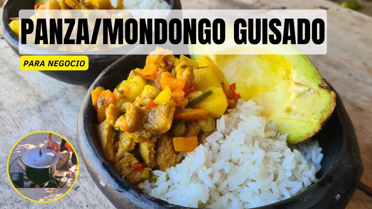 CÓMO HACER PANZA GUISADA - MONDONGO GUISADO - MONDONGO GUISADO COLOMBIANO ❤️✍🏻