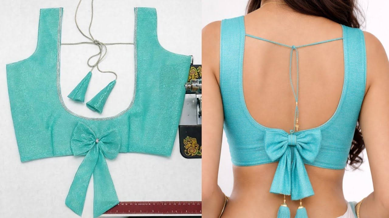 Letest bow blause design|shree radhe beauty place 