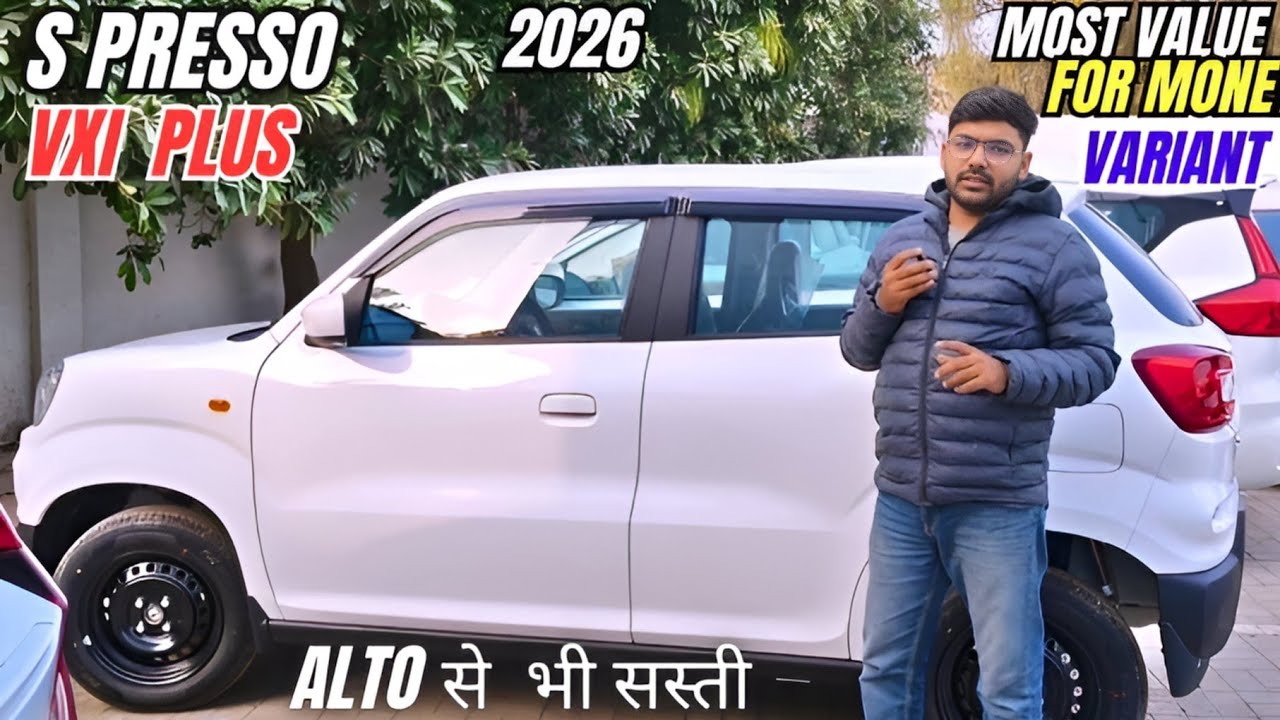 New Maruti Suzuki S-Presso VXI Plus ✅ GST Price🔥2026 Maruti S-Presso VXI Plus Mileage & Review’s