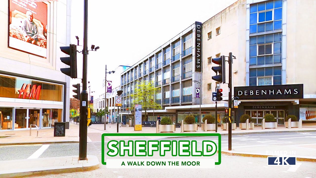 SHEFFIELD CITY TOUR | THE MOOR (filmed in 4k)