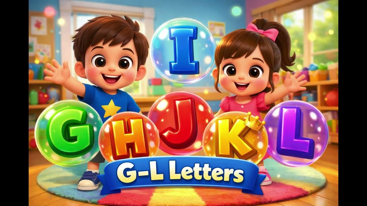 ABC G&ndash;L for Toddlers ✨ 🎉 | Easy Letter Sounds