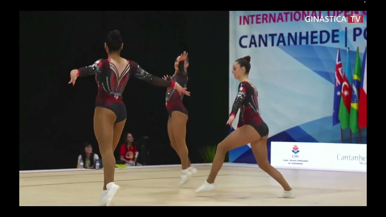 ITALY 1 (ITA 1) - 2024 AEROBICS WORLD CUP, CANTANHEDE - TRIO Qualifications TR