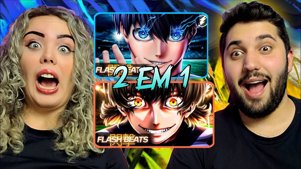 [2 EM 1] REACT - Rap do Bachira e Rap do Isagi (Blue Lock) | Flash Beats