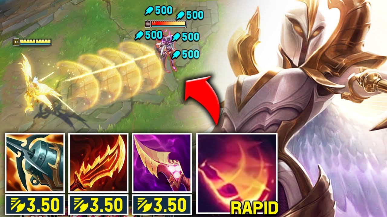 Kayle but my Autos become an Endless Wave because I have 3.5 attack speed
