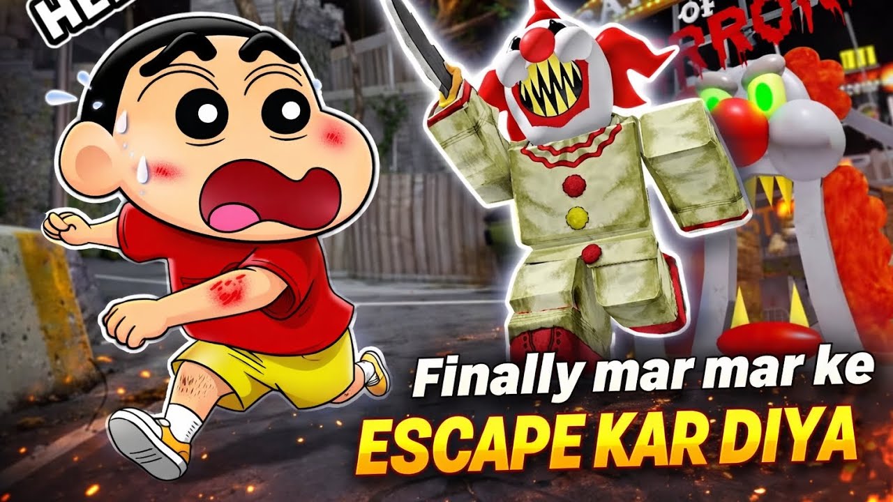 “Mar Mar Ke Bach Gaya!! 😂 | Shinchan Horror Escape Game”