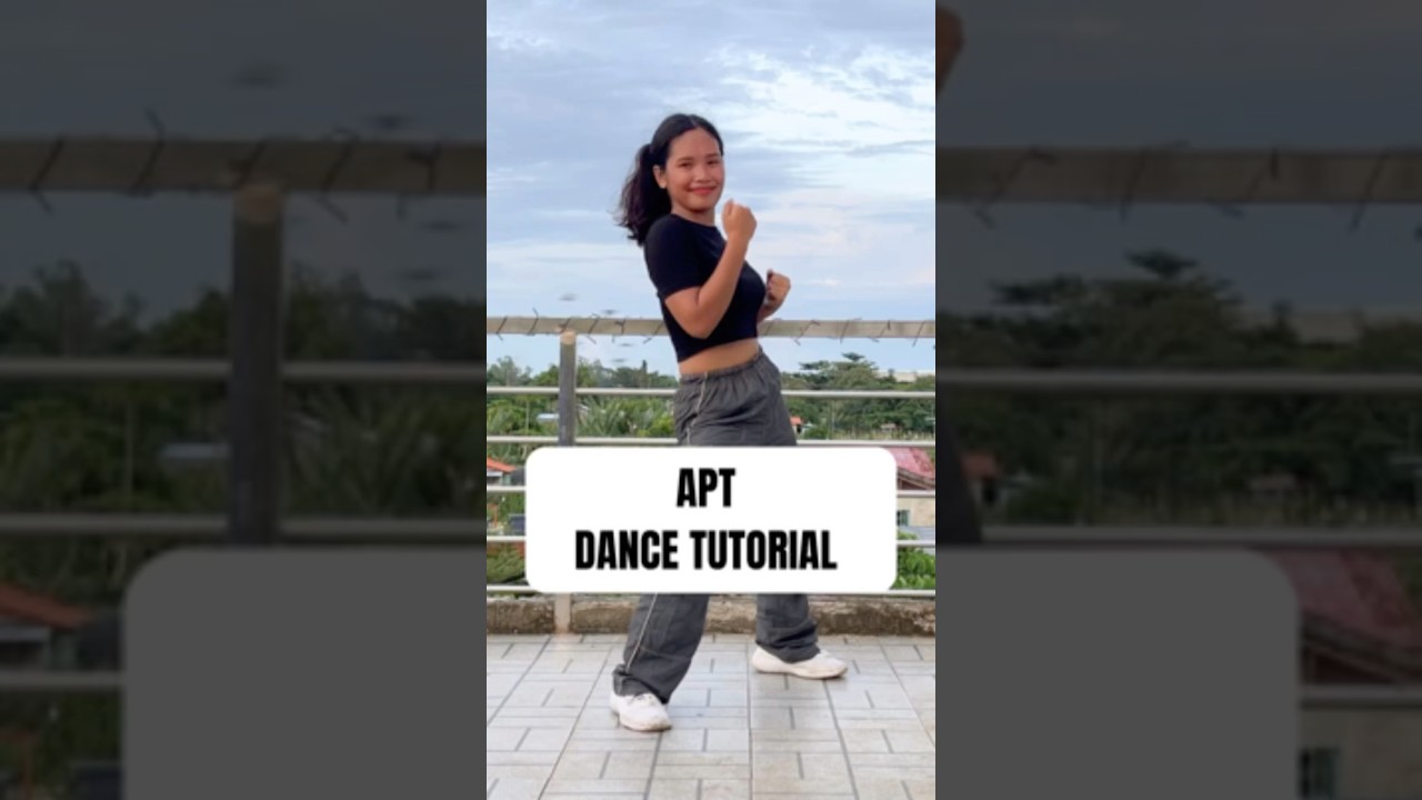 Ros&eacute; & Bruno Mars APT Dance Tutorial Slowed Mirrored #ros&eacute;_bruno_apt #dance #shorts #dancechallenge