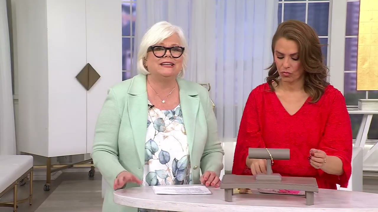 Affinity Diamonds 1.00 cttw Multi Shape Bangle, Platinum on QVC