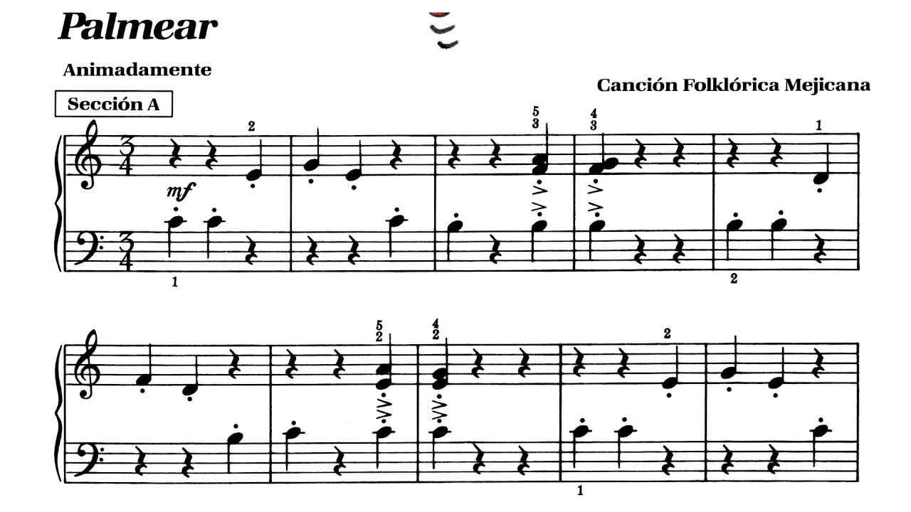 🎵 James Bastien - Piano Básico - Nivel 2 - 1. Palmear