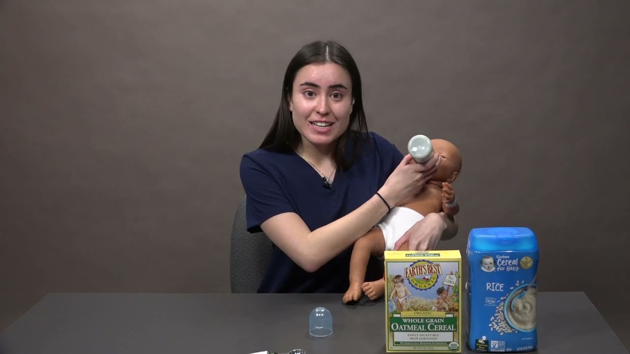 Fórmula espesante a base de cereal para bebés (en español)