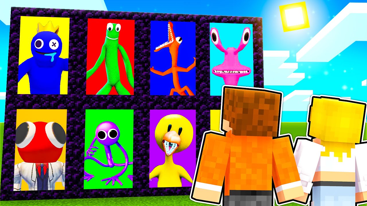PORTAL DO ŚWIATA RAINBOW FRIENDS w Minecraft!