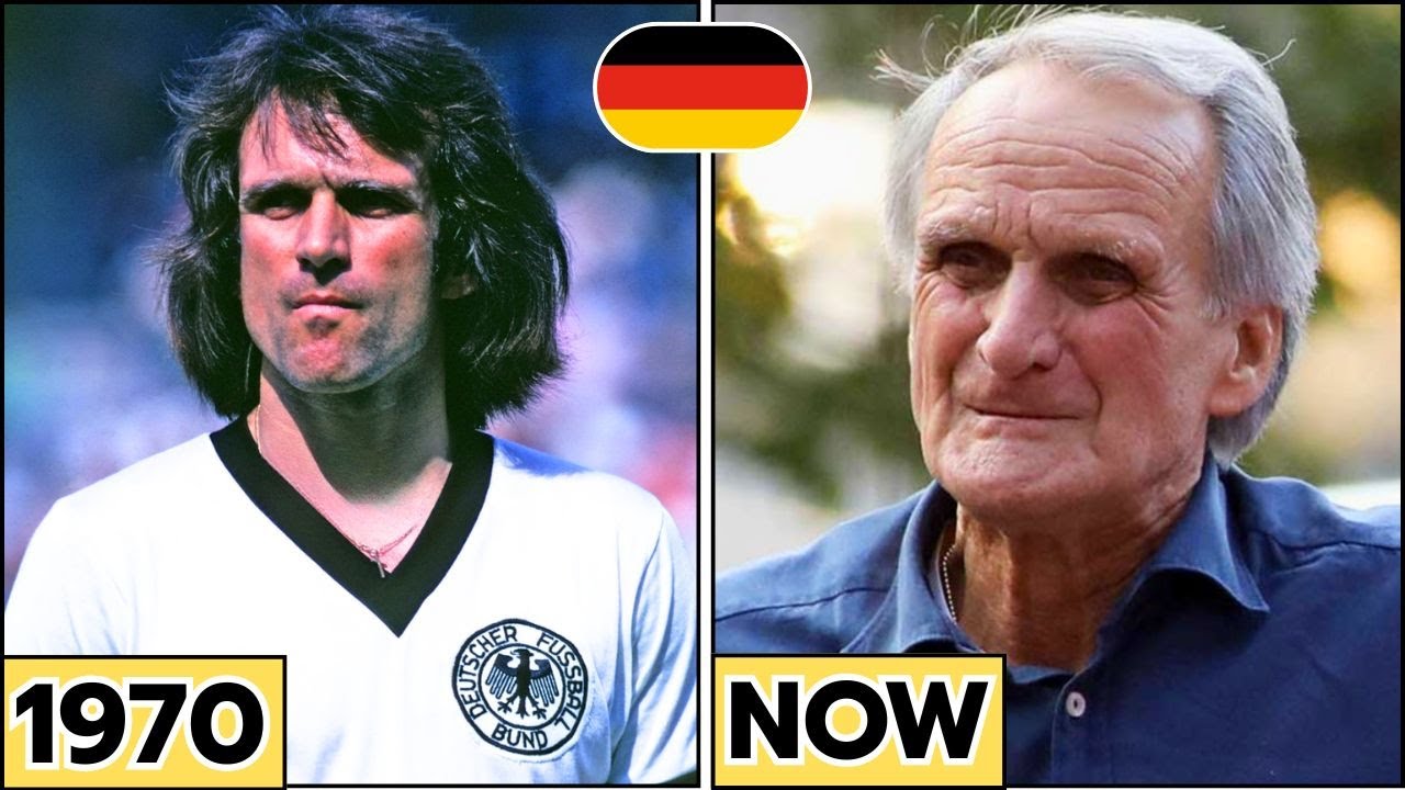 🇩🇪 West Germany ⚽ World Cup 1970 Squad – Then and Now