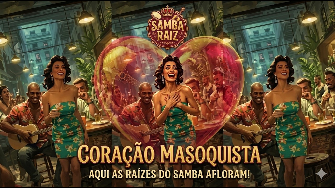 CORAÇÃO MASOQUISTA -SAMBA RAIZ, AQUI AS RAÍZES DO SAMBA AFLORA.