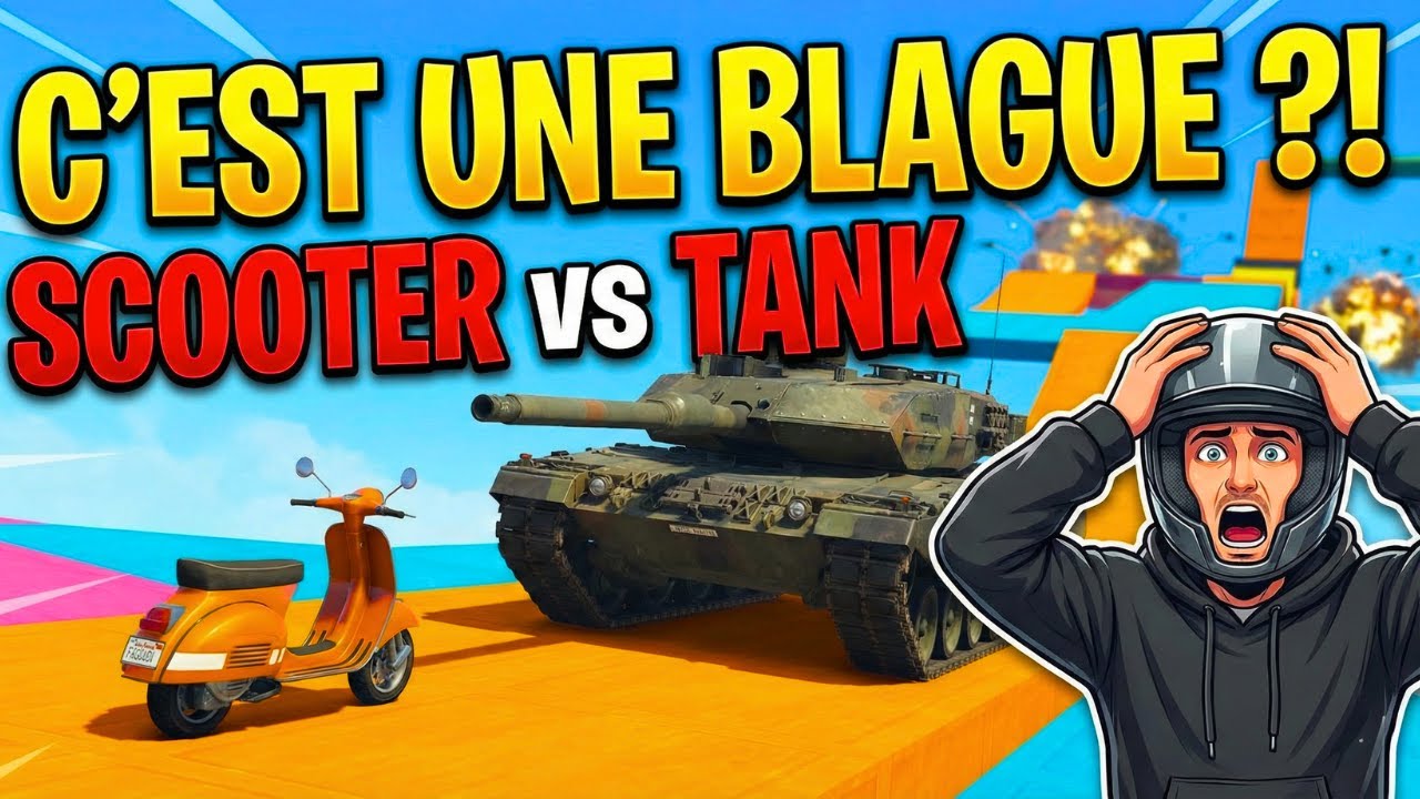 JE PASSE DU TANK AU SCOOTER 🤬🛵 ?! 😱 FACE 2 FACE (RAGE TOTAL) IMPOSSIBLE DE FINIR CETTE COURSE !