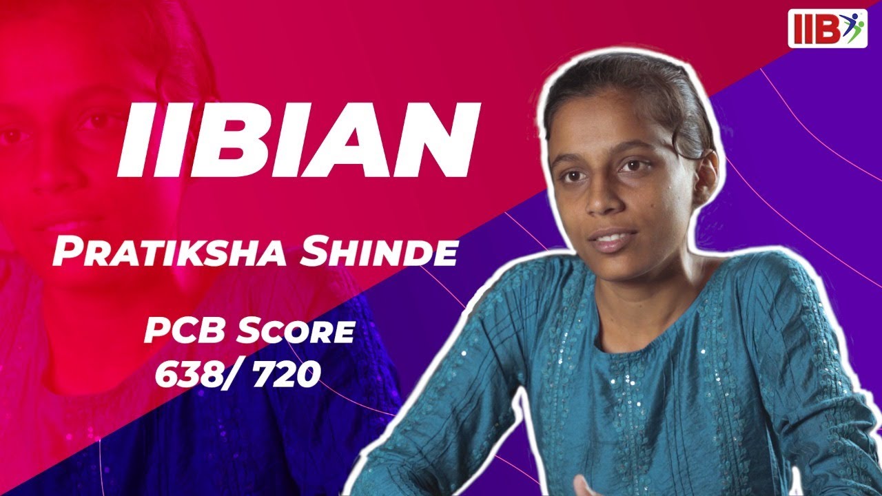 IIB TOPPER Pratiksha Shinde 638/720