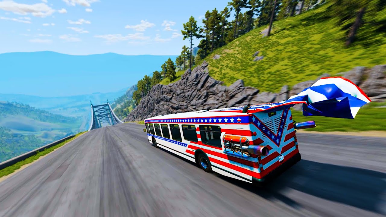 Full Throttle INSANE Long Downhill Mayhem! | BeamNG.drive Epic Crashes & Speed Test