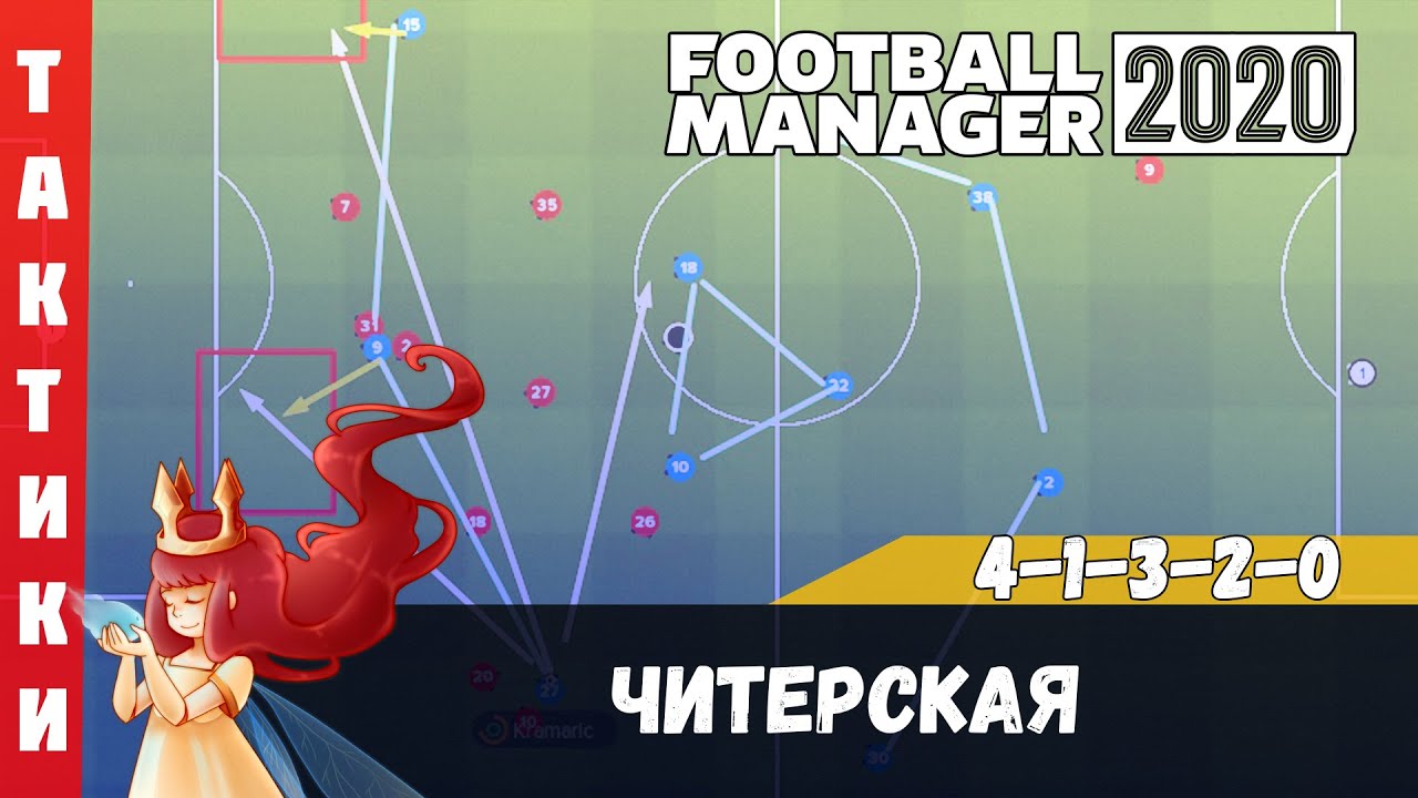 FM 2020 Тактики ► 4-1-3-2-0 Читерская